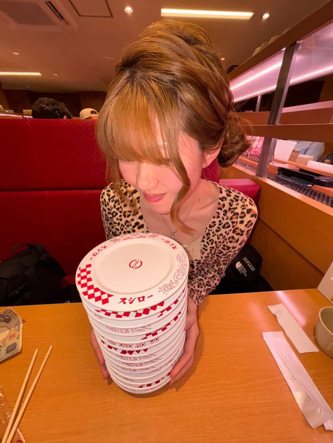 오네갸루 호피 가디건 상품이미지2