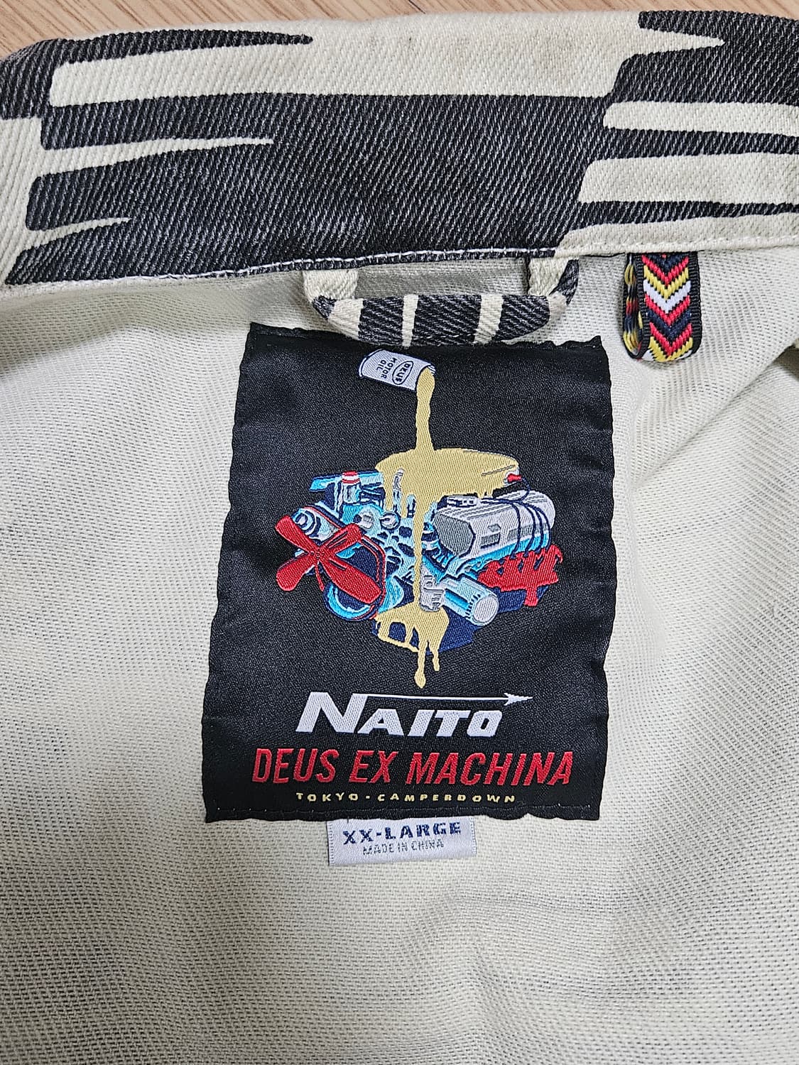 데우스엑스마키나 × 나이토 케이 트윌 체커 자켓 2XL 상품이미지4