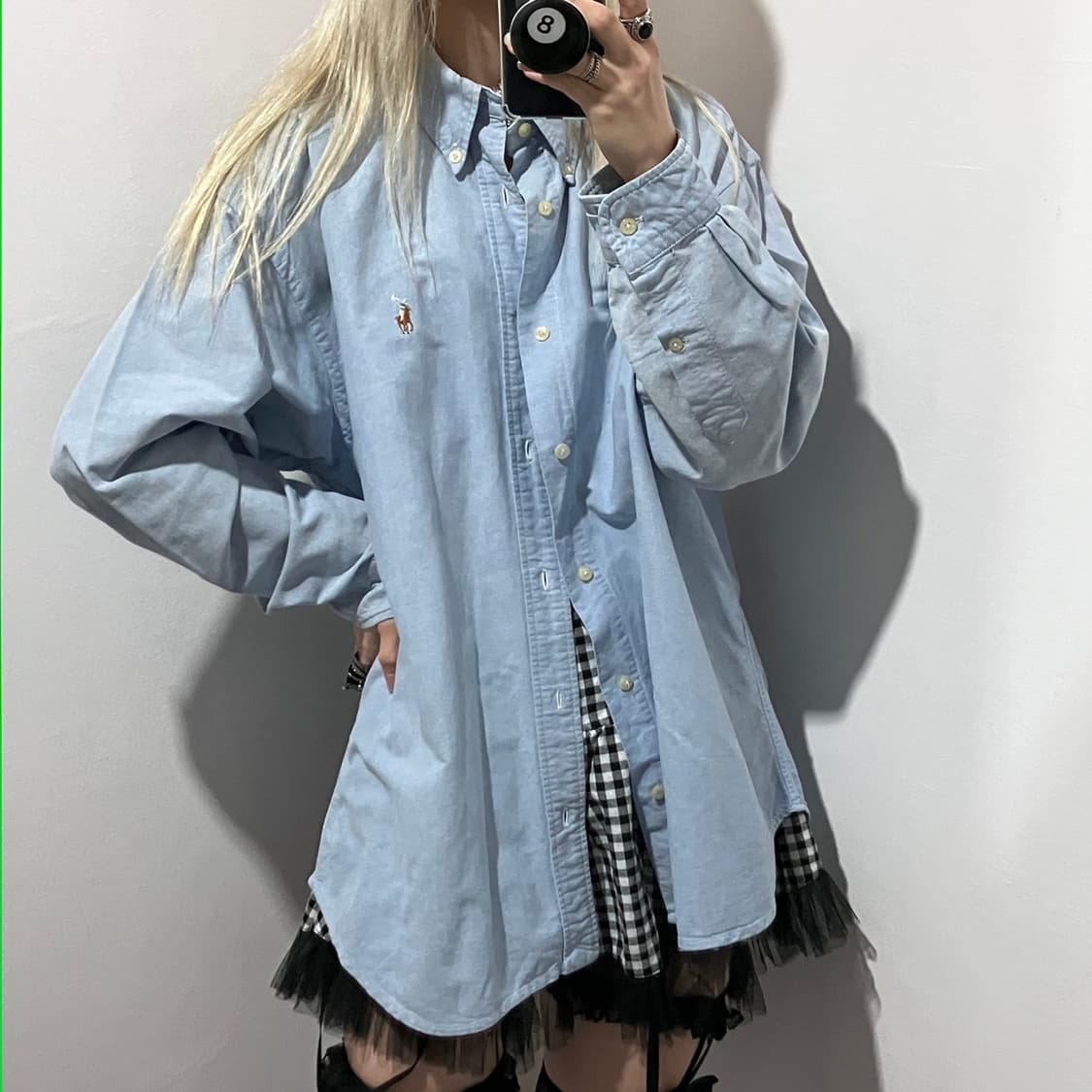 폴로 랄프로렌 솔리드 셔츠 상품이미지1