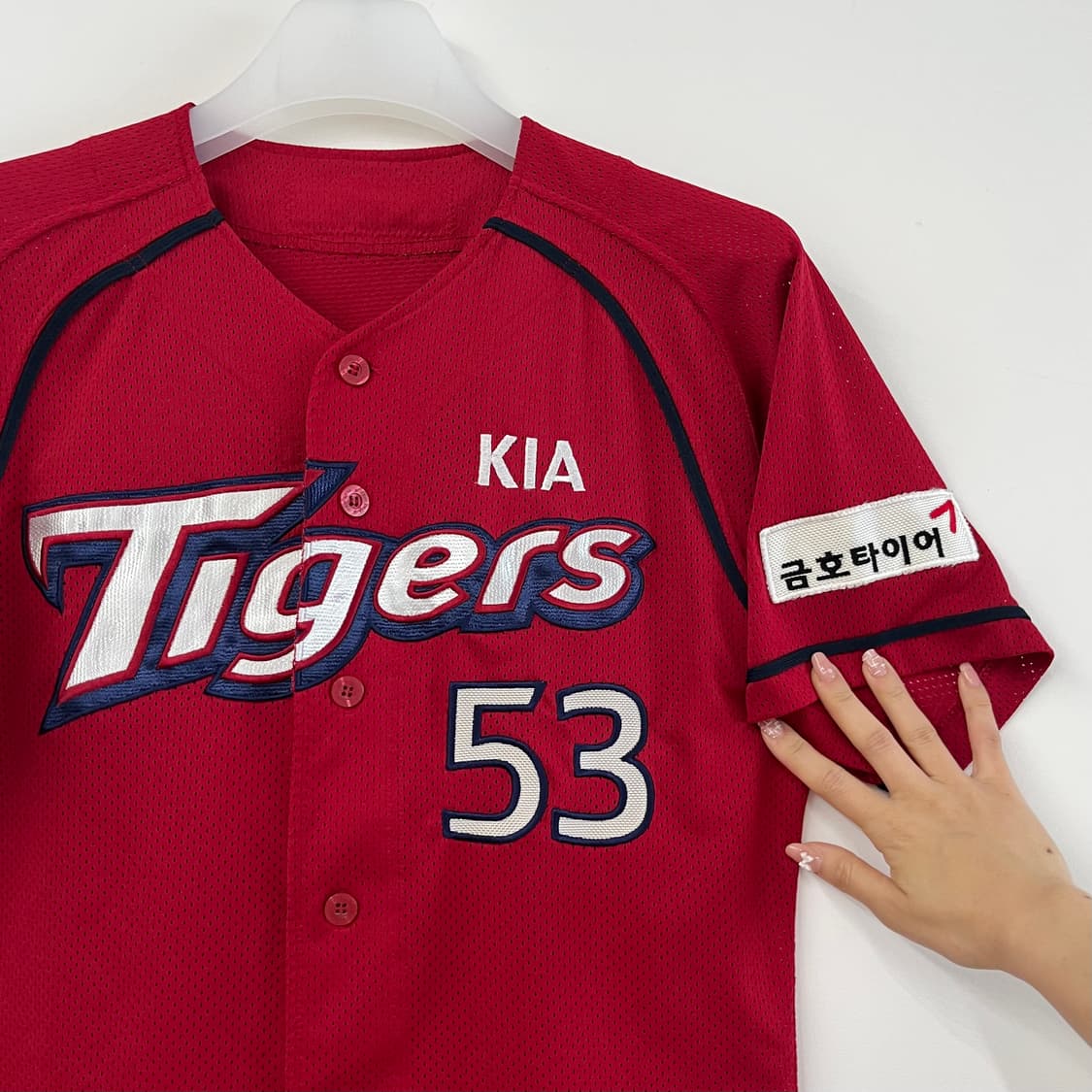 기아타이거즈 이대형 마킹 올드 원정 유니폼 상품이미지5