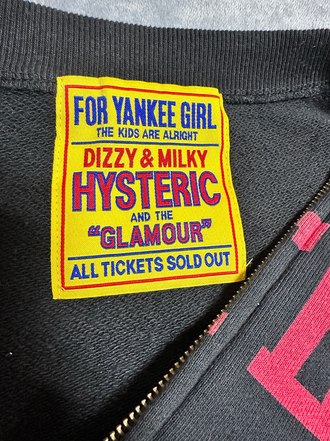 히스테릭글래머 히스테릭76 오버사이즈 점퍼 블랙 상품이미지3