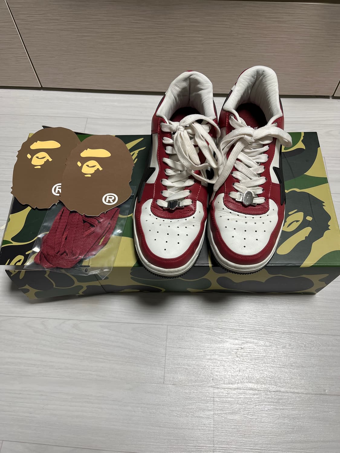 BAPE Bape Sta OS #2 M2 Bright Red 상품이미지1