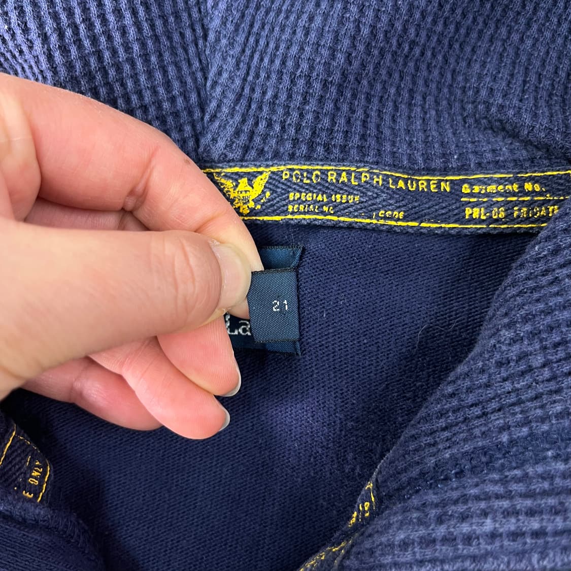 100 폴로랄프로렌 배색 반집업 후드티 상품이미지4