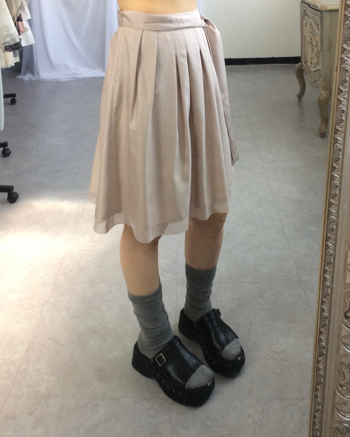 Tied midi skirt 상품이미지6