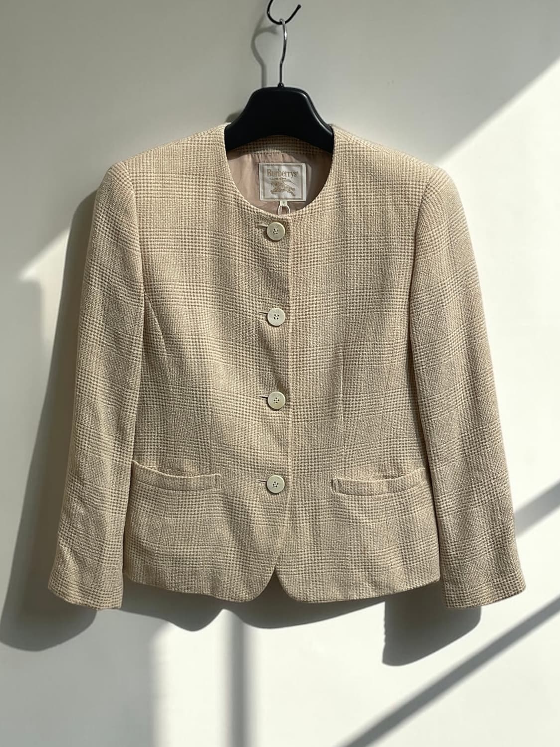 버버리 울 체크 셋업 상품이미지2