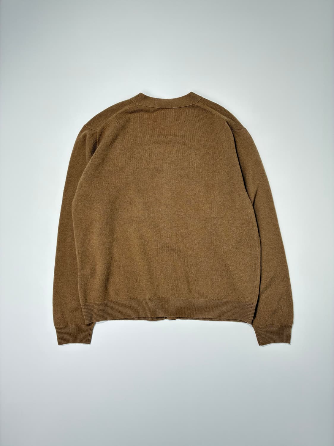 DANTON 단톤 램스울 브이넥 가디건 CAFE컬러 44사이즈 상품이미지4