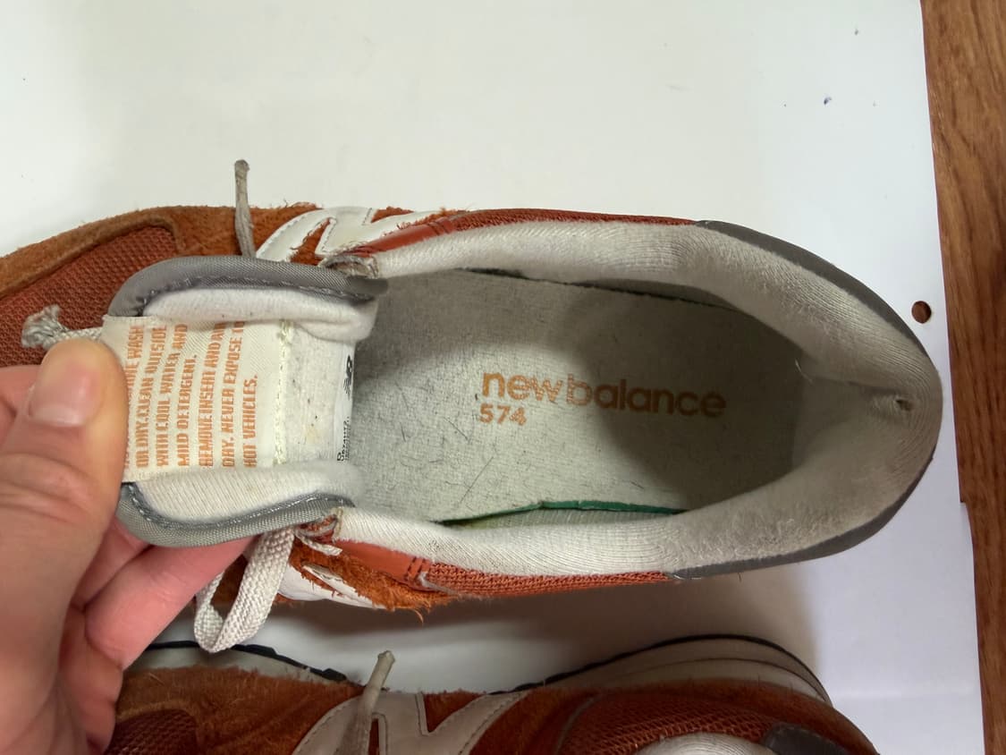 뉴발란스 574 헤리티지 오렌지 버스트 240사이즈 상품이미지3