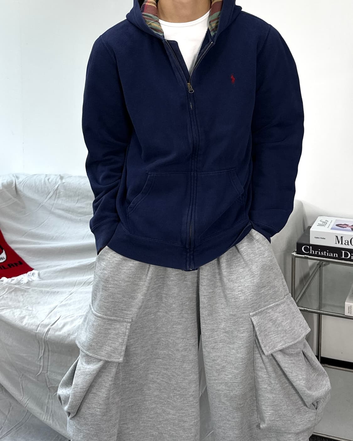 폴로 랄프로렌 레드포니 후드집업 XL 상품이미지1