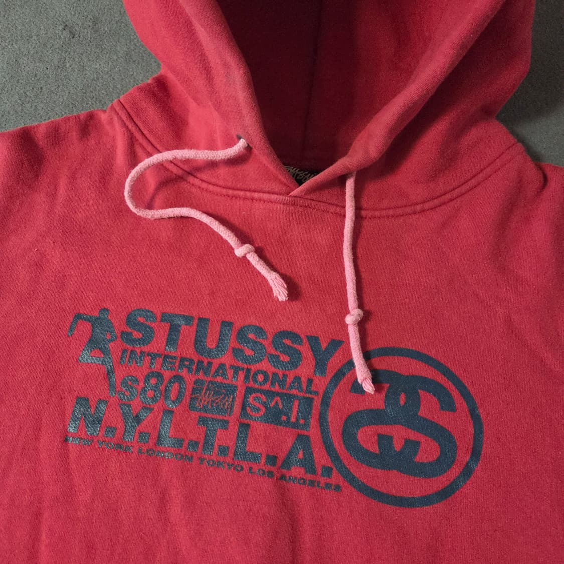 스투시 00s 후드티 L 상품이미지3