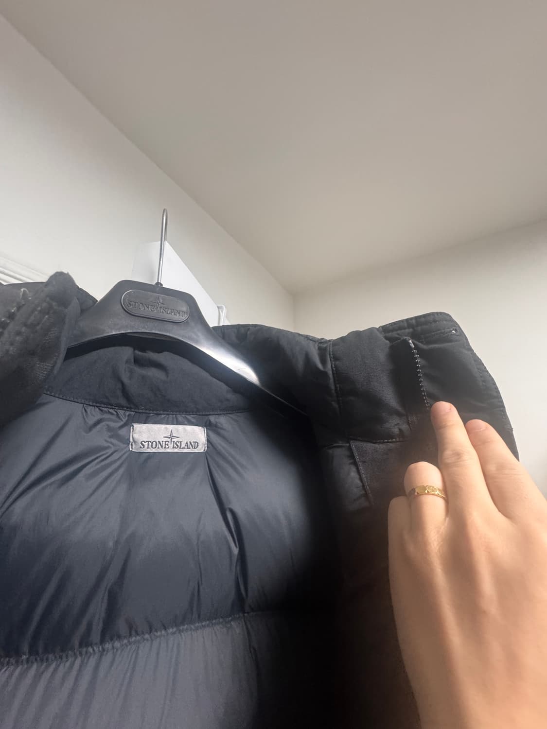 스톤 아일랜드 24fw 크링클랩스 논후드 패딩 M 상품이미지7