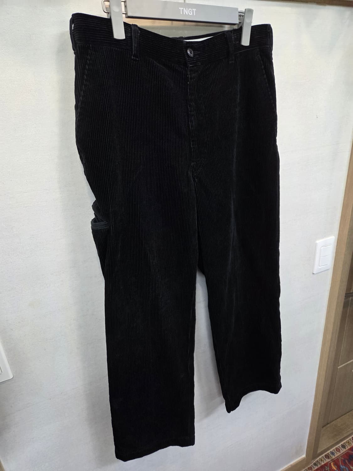 유니클로 u 와이드 코듀로이 팬츠 블랙 85 대략 32 상품이미지7