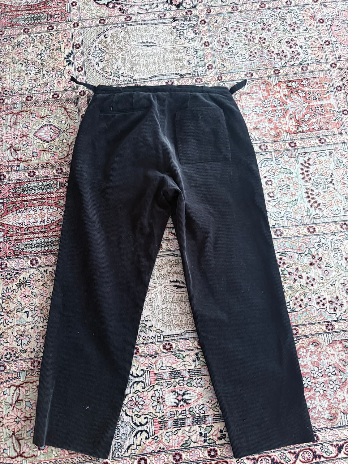 헤리티지플로스 코듀로이 바지 블랙 상품이미지3