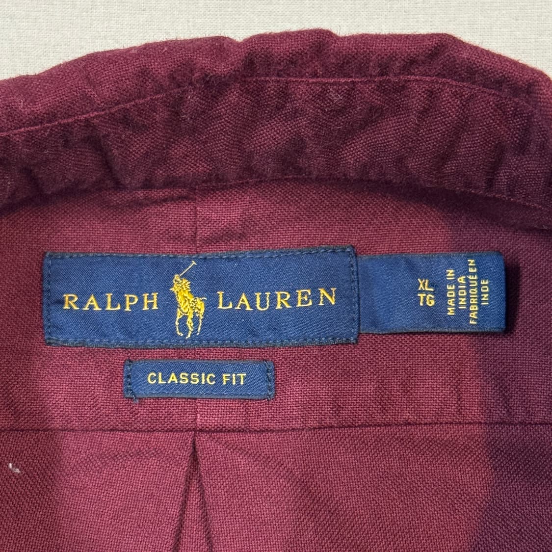 XL) 폴로 랄프로렌 클래식핏 가먼트다이 옥스포드 셔츠 상품이미지6