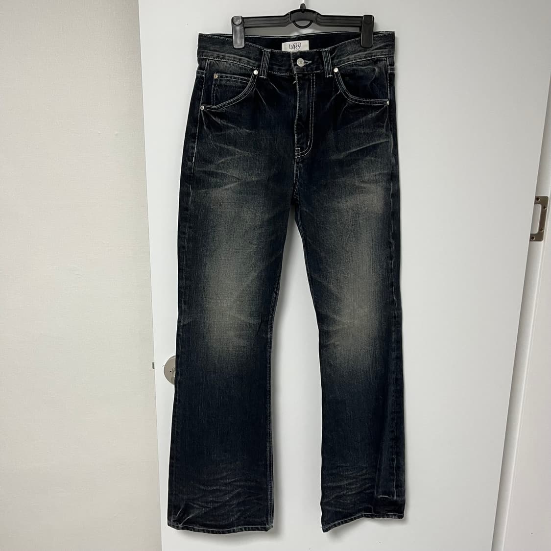 46 엘무드 진청 부츠컷 데님팬츠 상품이미지1