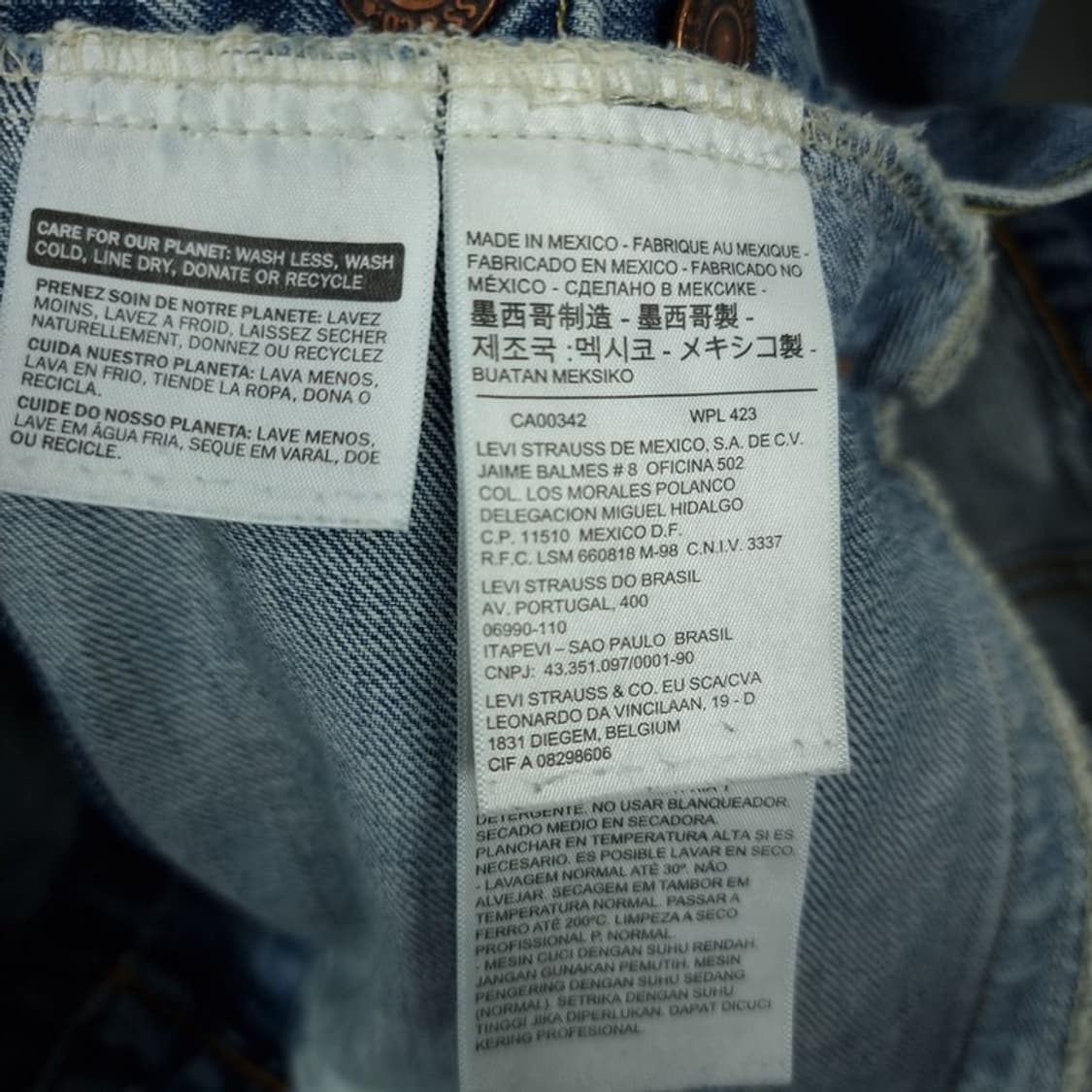 [리바이스] 빈티지 워시드 트러커 데님 자켓 청자켓 M19477 상품이미지9