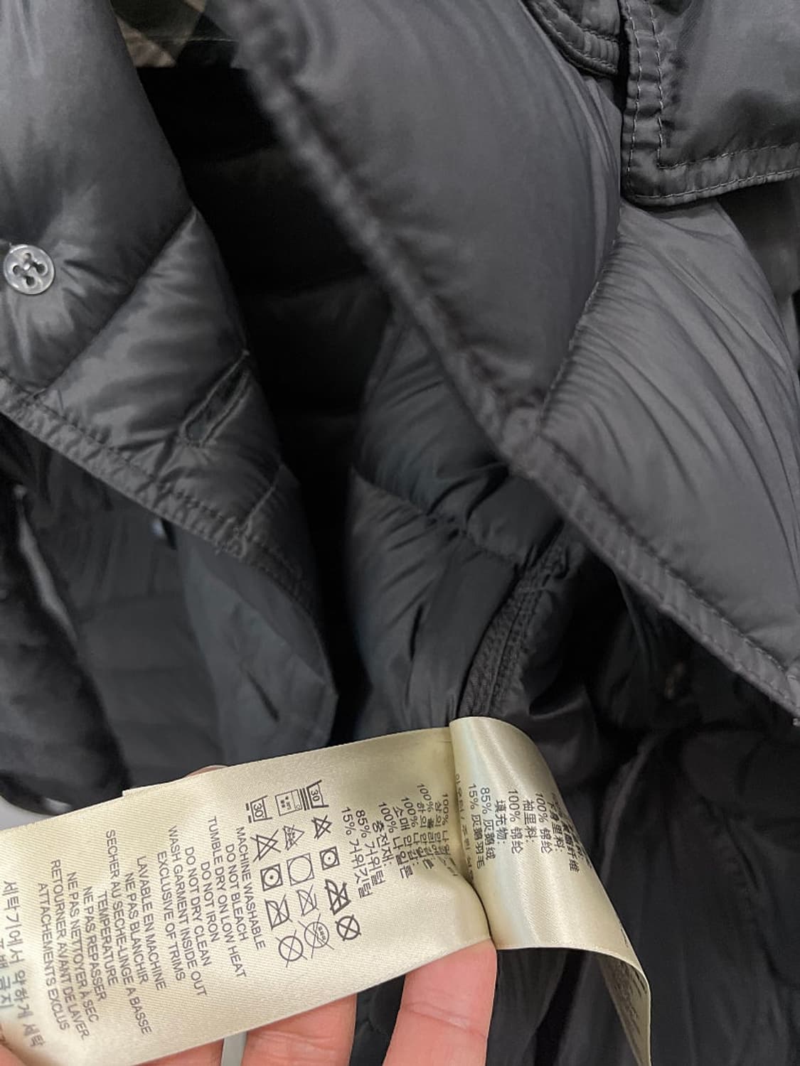 여) 버버리 경량 패딩코트  상품이미지10