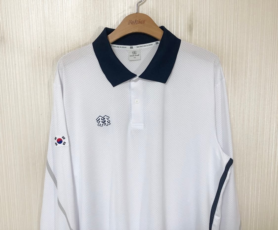 코오롱스포츠 대한민국 양궁국가대표 선수지급 시합용셔츠 110 김우진 상품이미지2