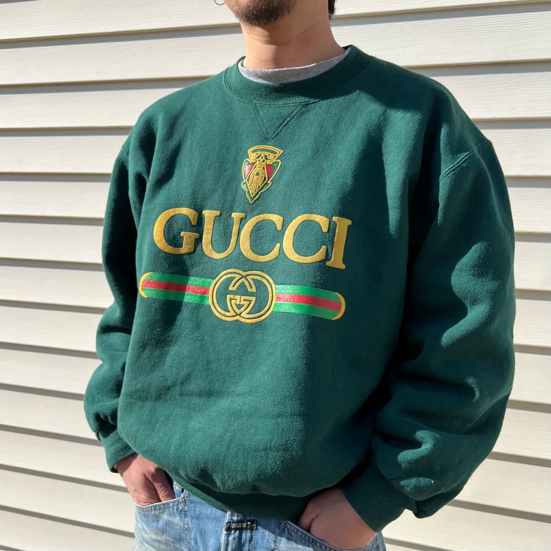 80‘s 구찌 부틀렉 스웻셔츠 상품이미지1