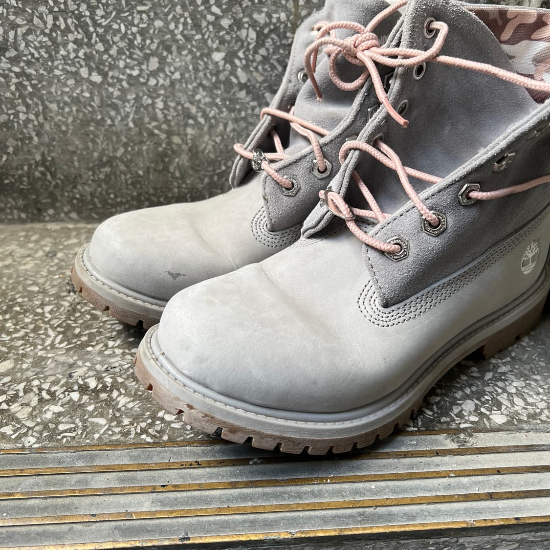 팀버랜드 롤탑 라이트 그레이 부츠 상품이미지4