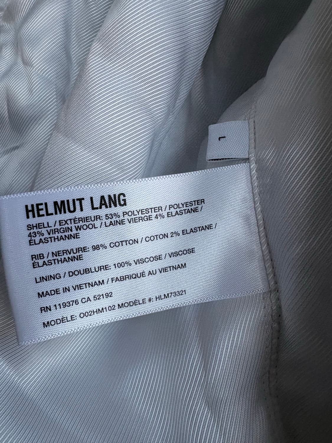 (L) 헬무트 랭 시트 벨트 본디지 봄버 상품이미지5