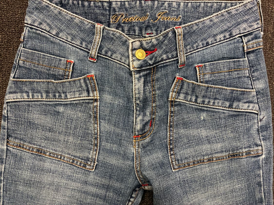 67)Precious Jeans 빈티지 여성 포켓 자수 데님팬츠 상품이미지4