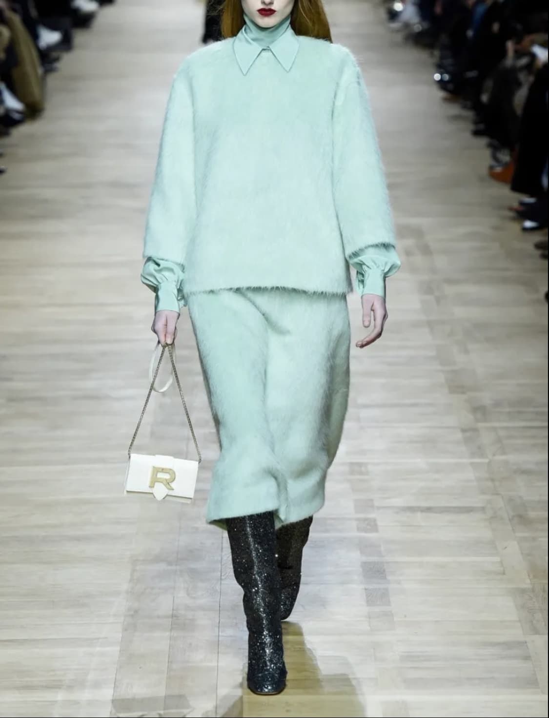 Rochas 로샤스 알파카 민트 탑 블라우스 니트  상품이미지1