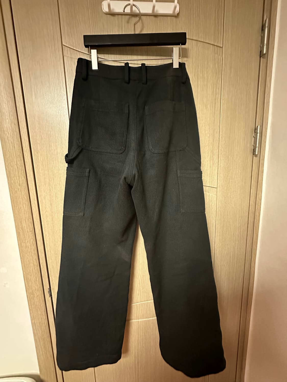 지용킴 25ss 선블리츠 더블 니 트라우저 블랙 S사이즈 상품이미지3