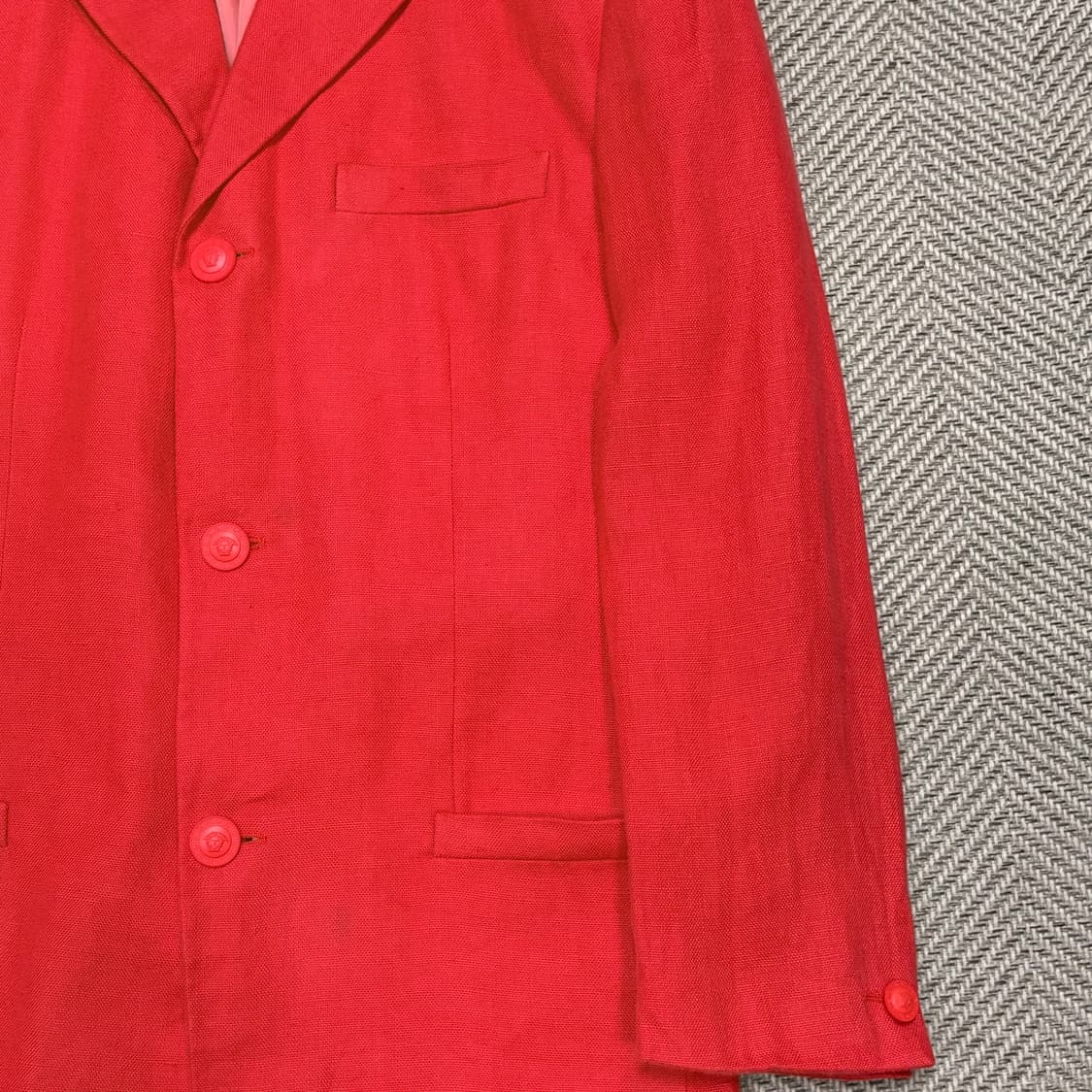 지아니 베르사체 레드 린넨 셋업 v1005 상품이미지4