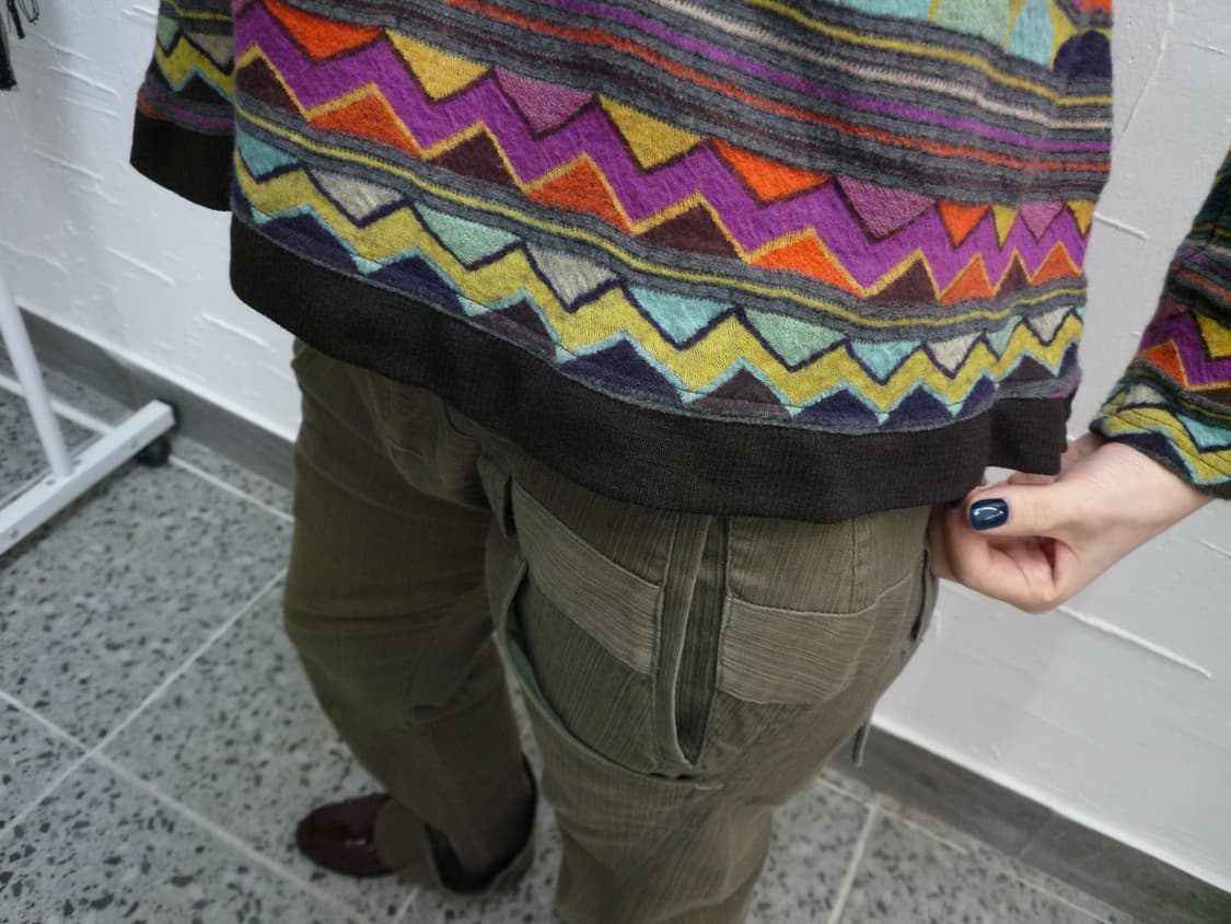 hippie ruffle hem knit 상품이미지2