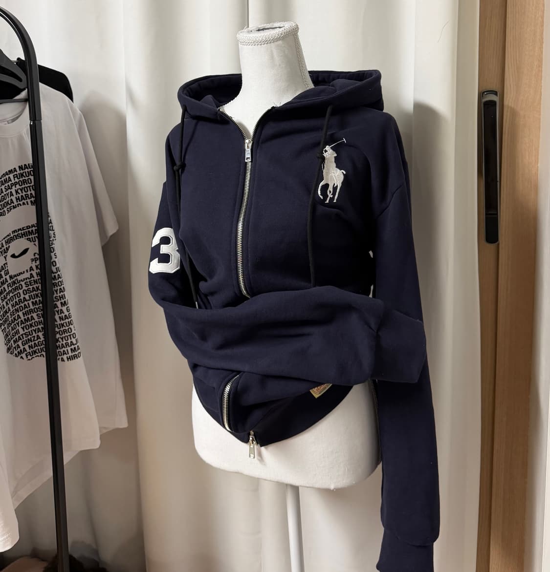 폴로랄프로렌 빅포니 네이비 후드집업 상품이미지1