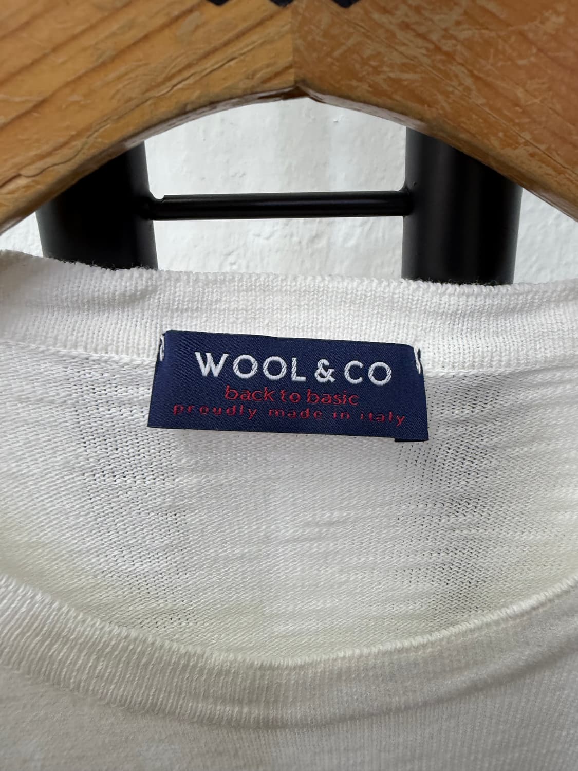 정품) 시리즈 WOOL&CO 라운드넥 반팔티 100 상품이미지5