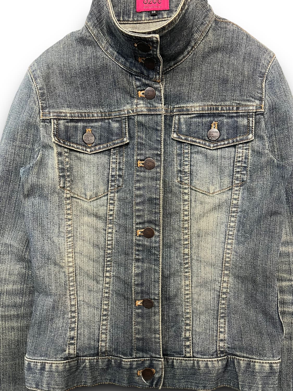 Ozoc 하이넥 데님자켓 상품이미지5