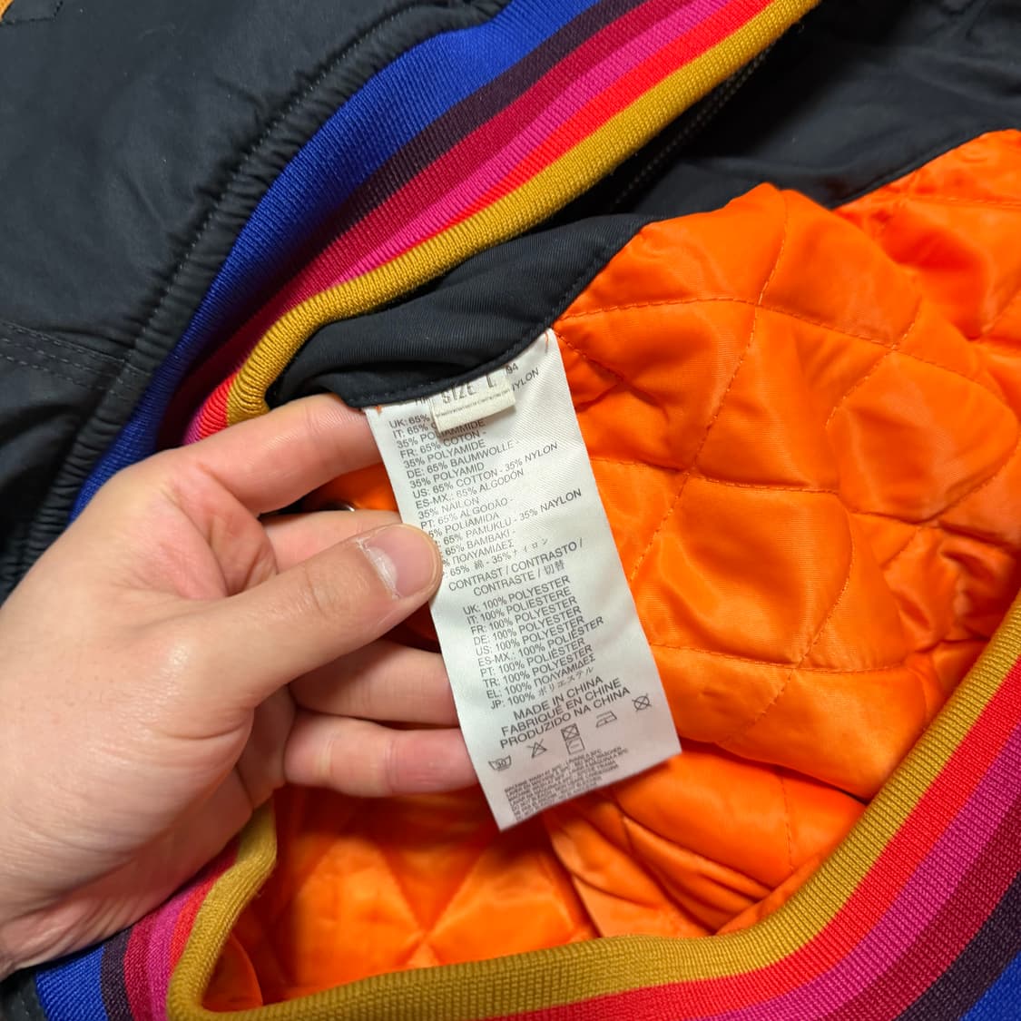 디젤 자수 패치 봄버 자켓 상품이미지5