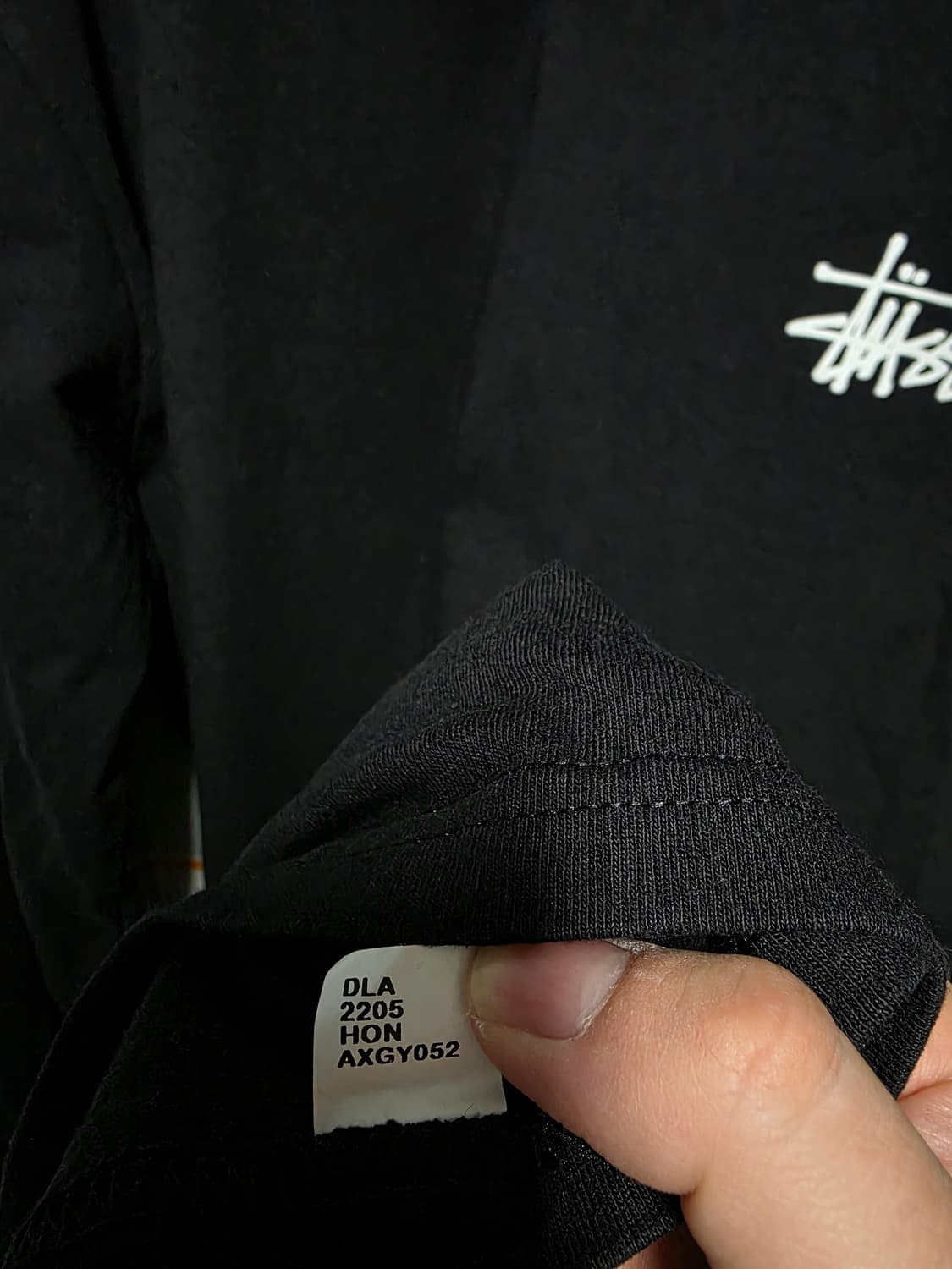 스투시 베이직 롱슬리브 블랙 XL 극미중고 상품이미지4