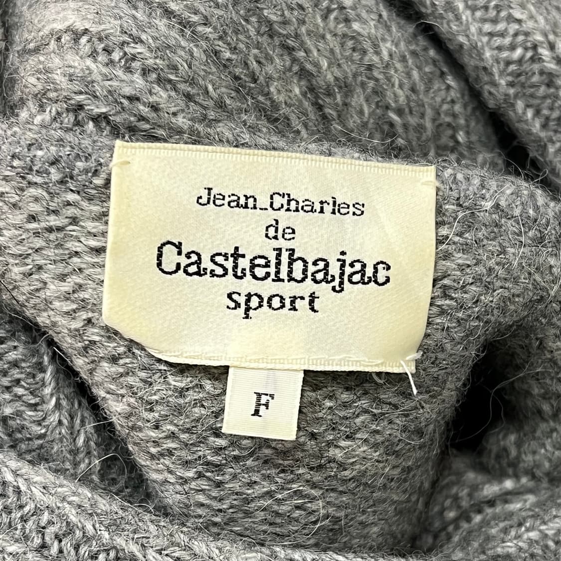  까스텔바작 자수 터틀넥 스웨터 y14646 상품이미지6