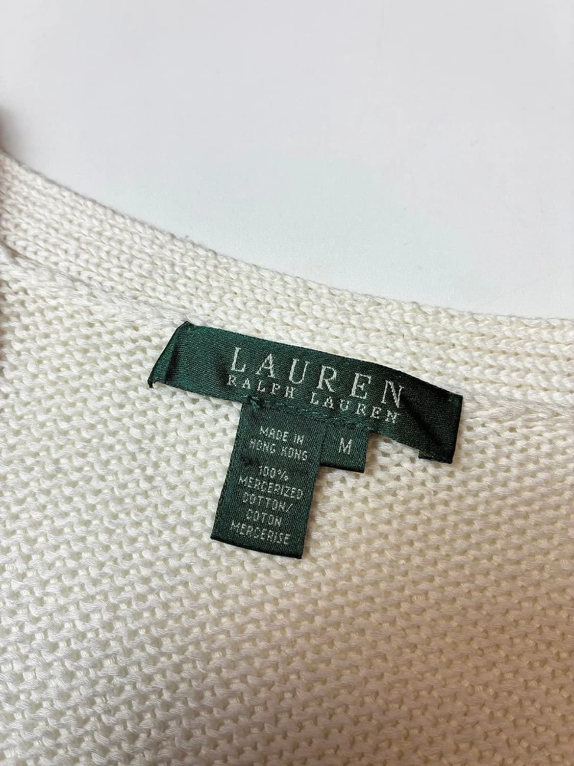 로렌 랄프로렌 터키석 실버버튼 웨스턴 니트 가디건 PN8144 상품이미지6