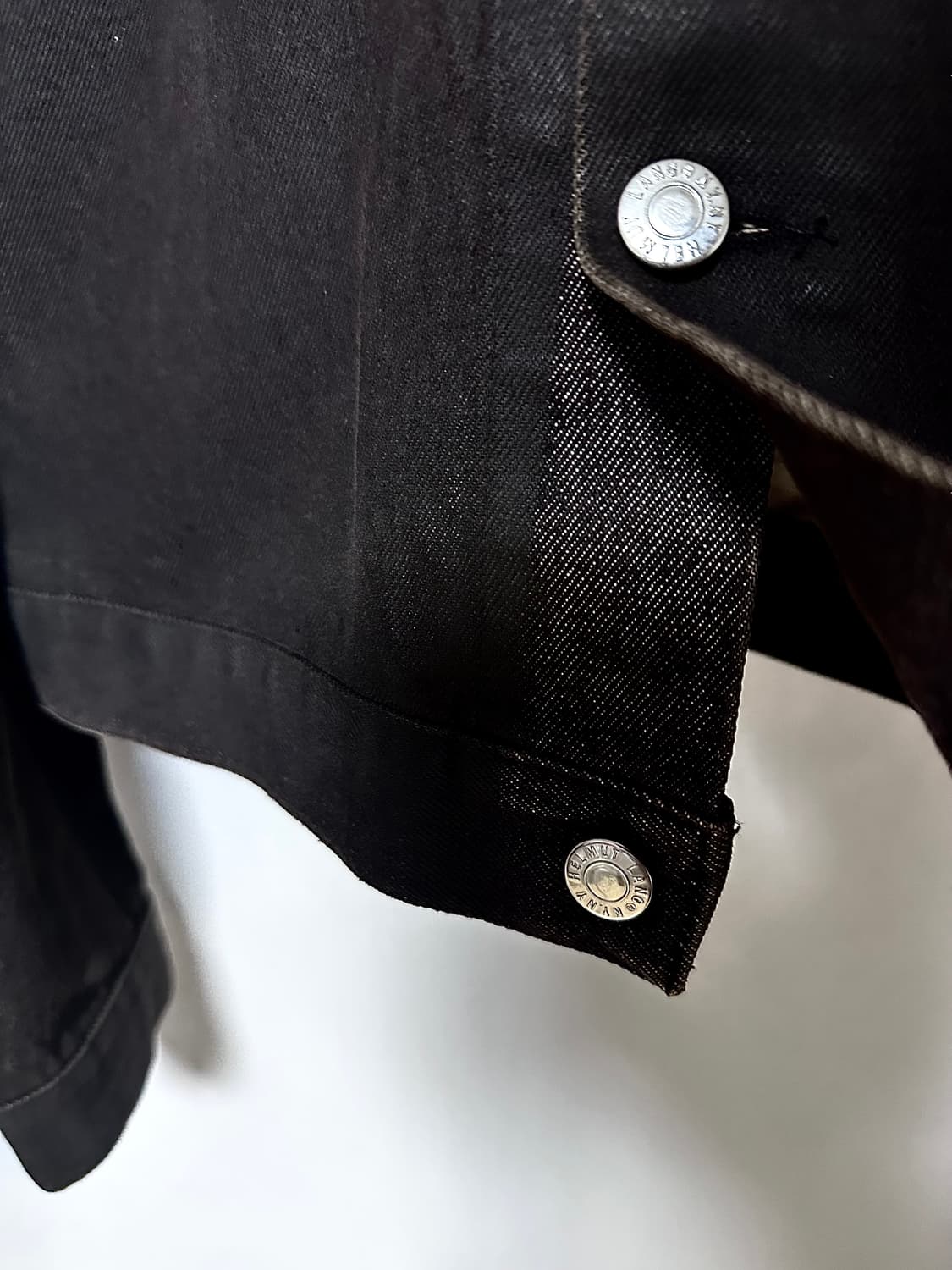 Helmut Lang 90s' Coated 1st denim 트러커 상품이미지5