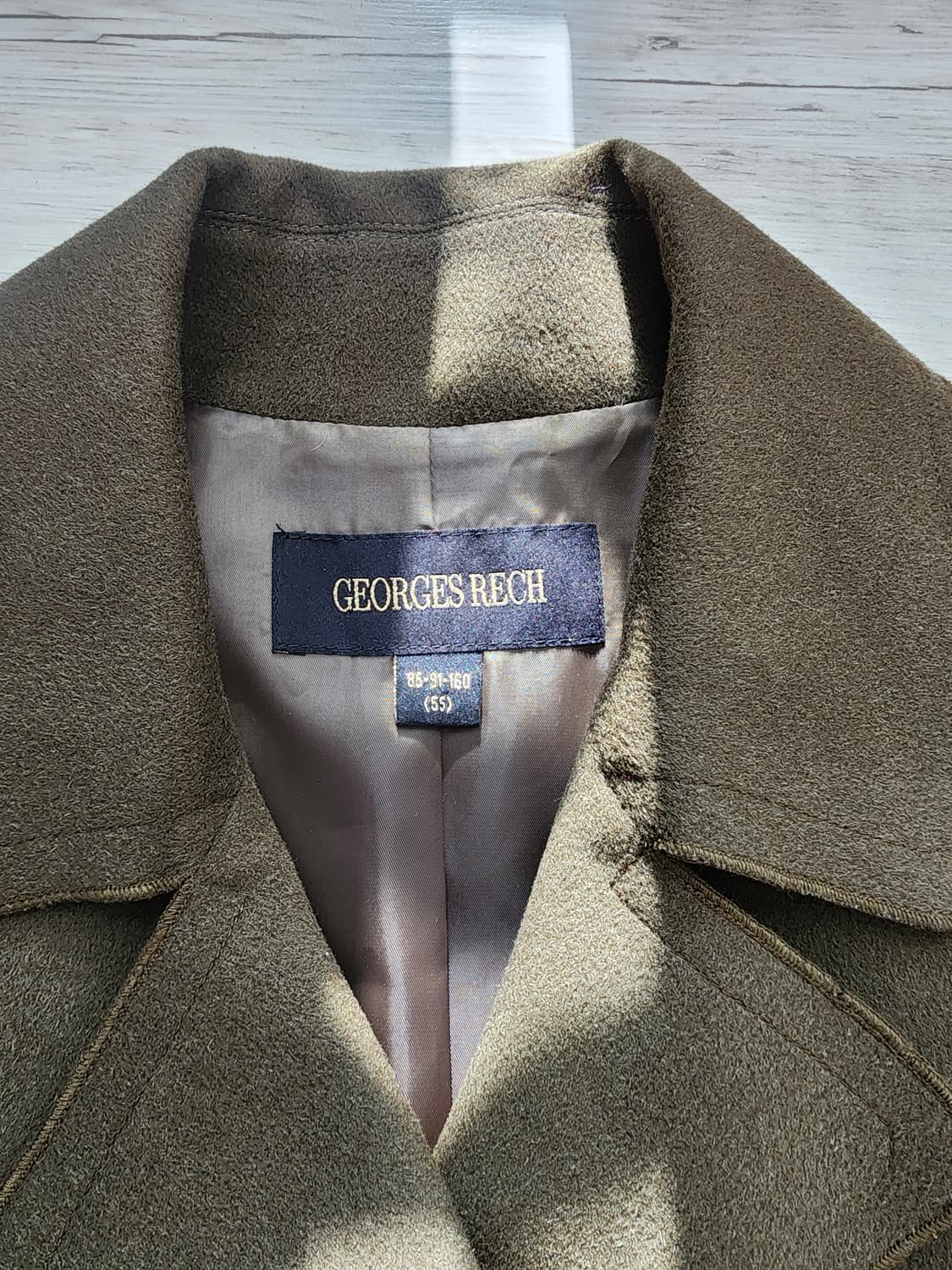 GEORGES RECH 조르쥬 레쉬 코트 팜. (55~66) 올리브 그린 상품이미지5