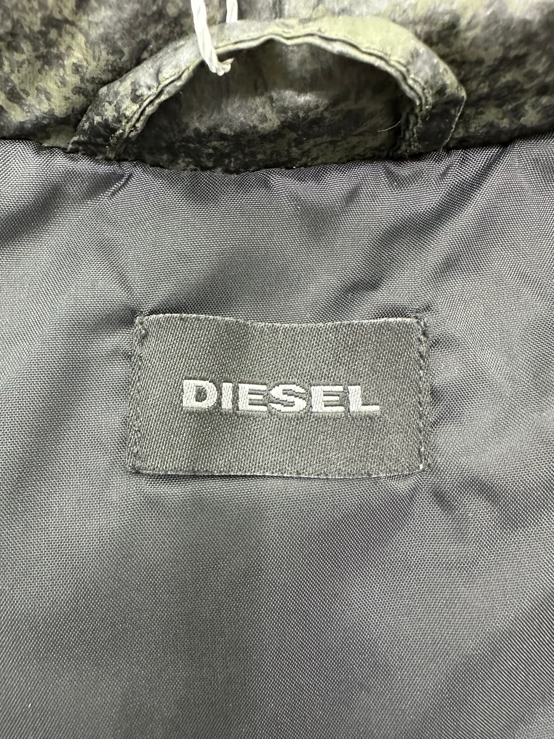 Diesel Down Jacket(Olive Marble Pattern) 상품이미지7