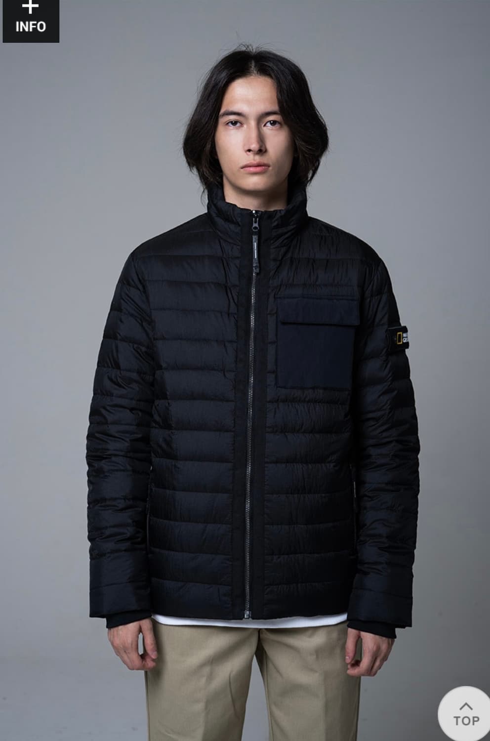 내셔널지오그래픽 경량패딩 파나로카 구스 점퍼 110 상품이미지4