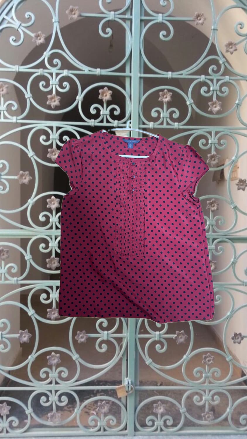 타미 힐피거 도트 무늬 블라우스 상품이미지1