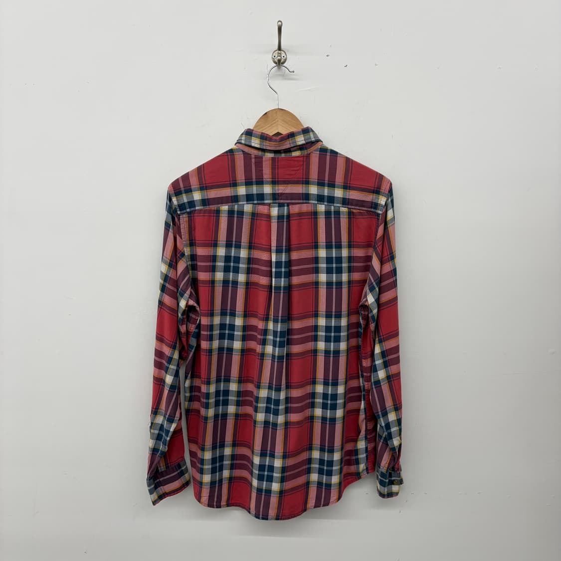 타미힐피거 레드 체크 남방 남m 상품이미지4