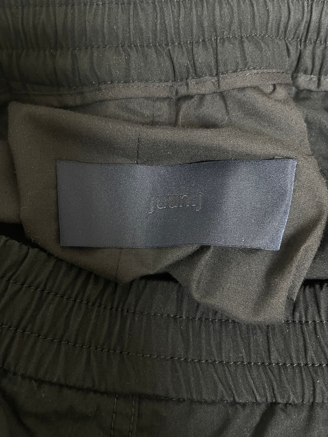 준지 코튼 벨크로 카고 팬츠 상품이미지4