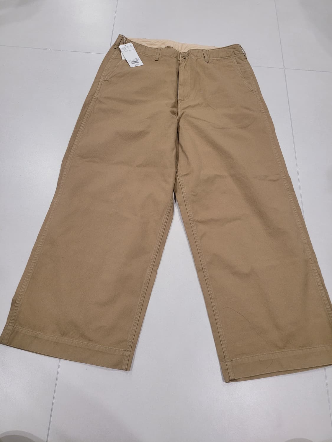 🛍️ [새상품] 빔즈(BEAMS) 1940's 복각 디테일 와이드 치노 상품이미지6