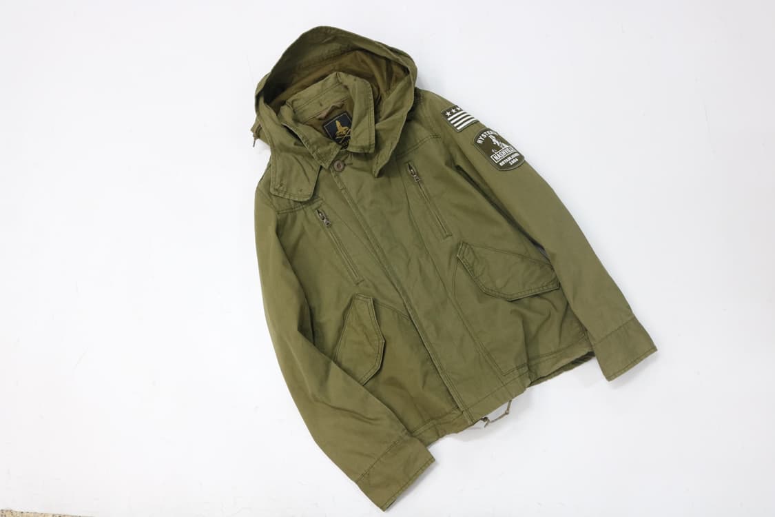 히스테릭글래머 빈티지 밀리터리 와펜 후드 야상 자켓 상품이미지2