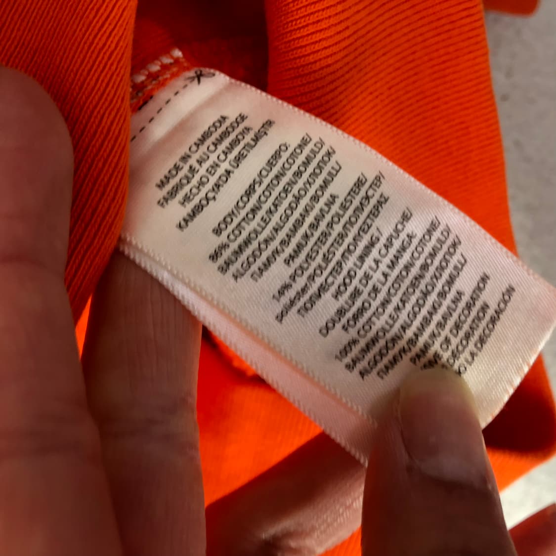 폴로랄프로렌 오렌지 플리스 후디  상품이미지5