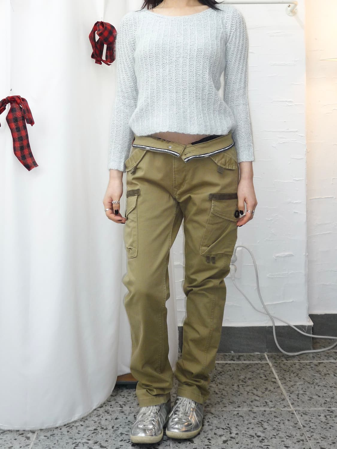 White sky shimmer knit 상품이미지2