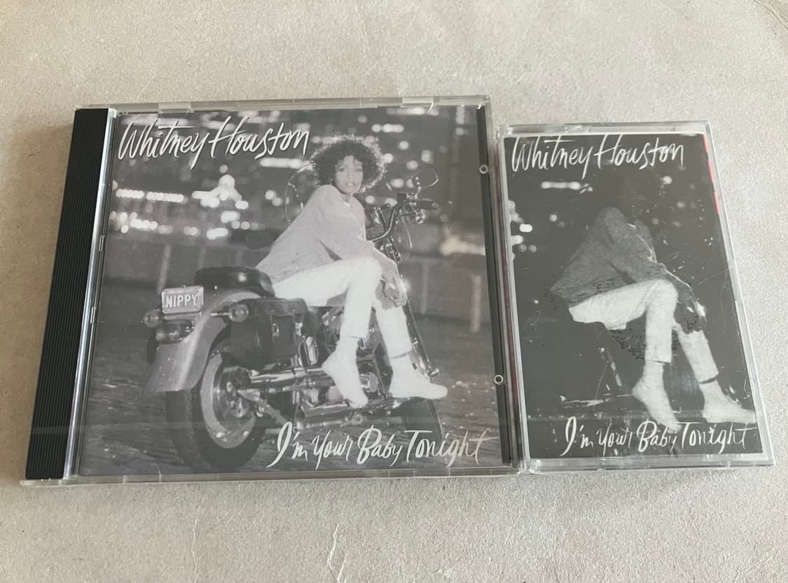 90년대 휘트니휴스턴 3집 라이센스 초판 미개봉 CD + 카세트테이프 팝 상품이미지2