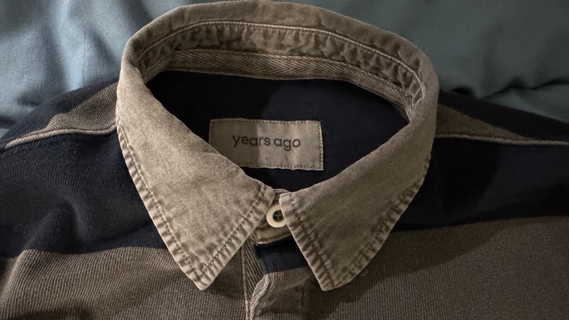 이얼즈어고 워시드 럭비 티셔츠 상품이미지3