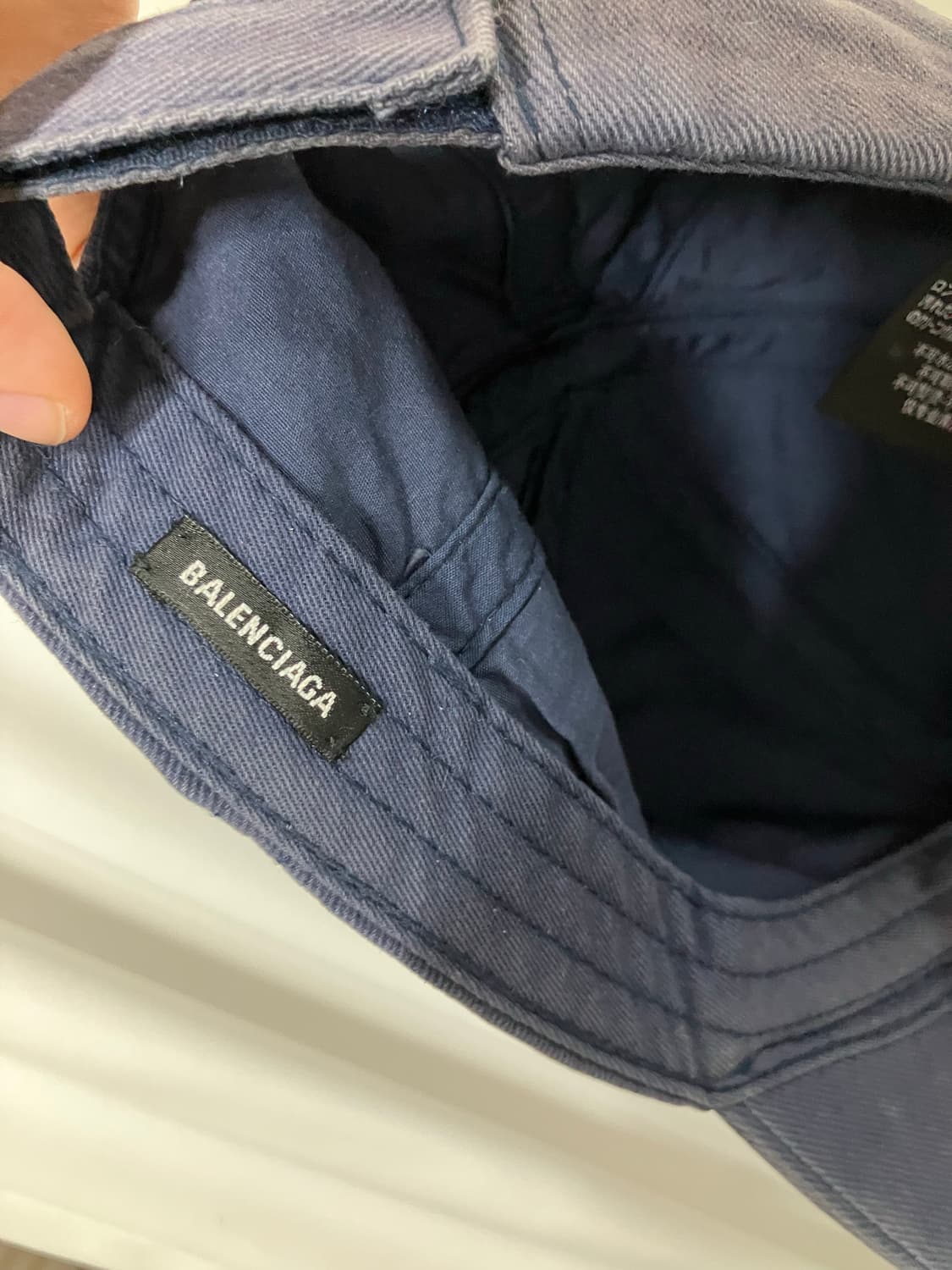 발렌시아가 18FW볼캡 네이비 상품이미지8